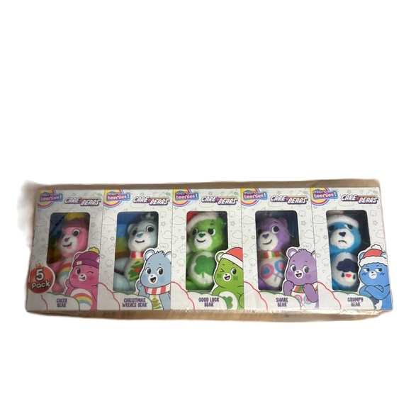 Care Bears 3" Micro Plush 5-Pack Box Cheer Laugh A-Lot Good Luck Grumpy Harmony - Picture 1 of 3